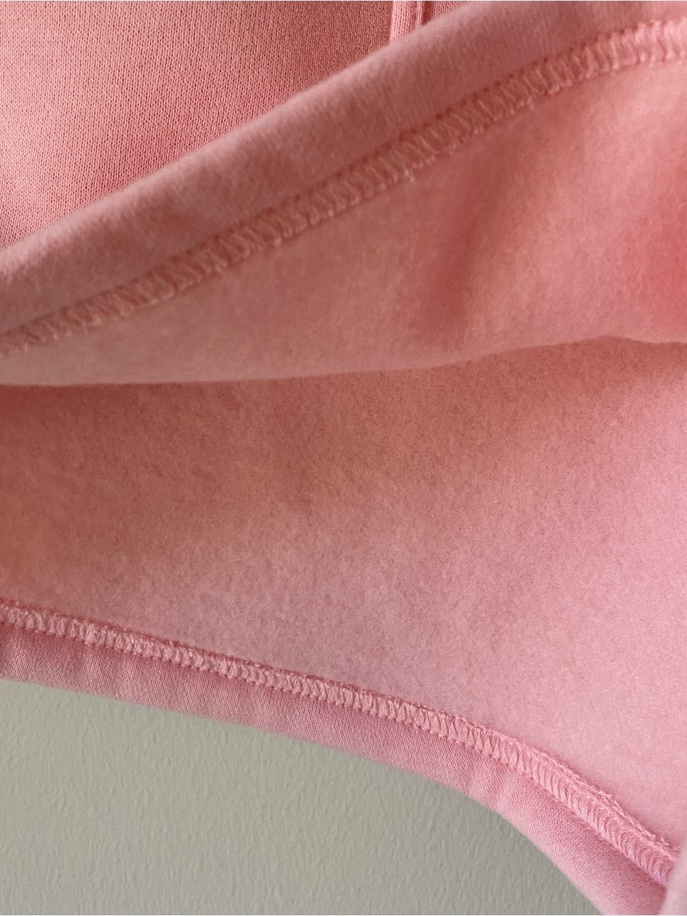 WILO Pink Fleece Jog Shorts Logo Lounge Athleisure Comfy Sweatshorts NWT M - Picture 8 of 12